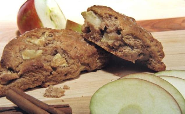 Apple Pie Honey Wheat Scones