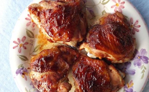 BBQ” Style Chicken Thighs