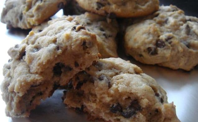 Chocolate Chip Peanut Butter Banana Cookies