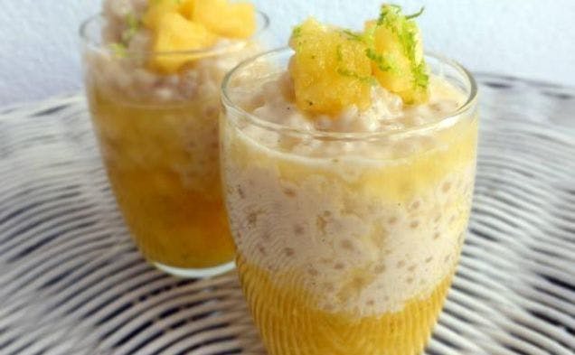 Tapioca Pudding with Pineapple and Coconut