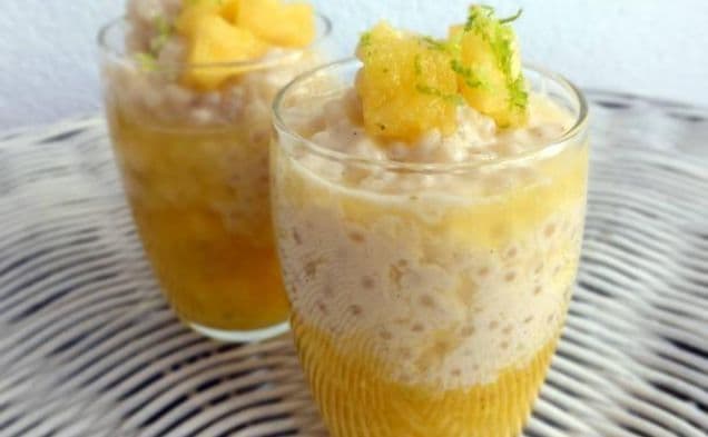 Tapioca Pudding with Pineapple and Coconut