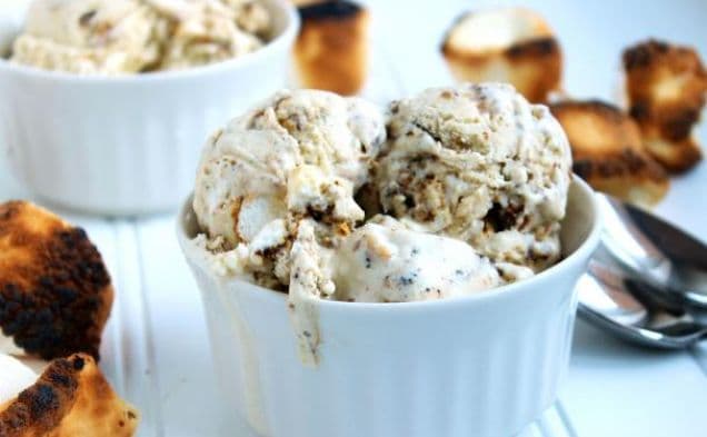 Toasted Marshmallow Ice Cream